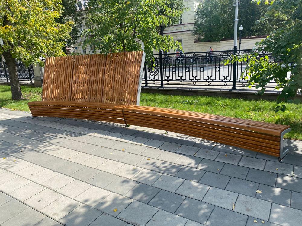 Производство и монтаж уличных скамеек в г. Екатеринбург Производство и монтаж уличных скамеек в г. Екатеринбург